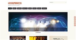 Desktop Screenshot of musiqprincess.com